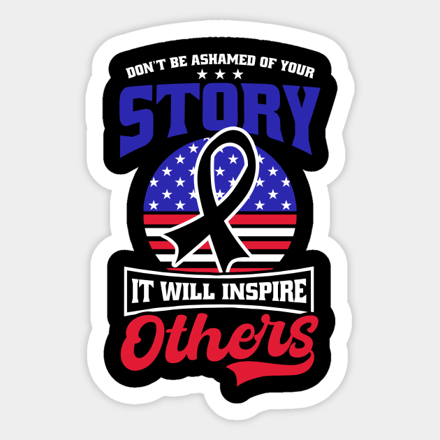 Drug Addiction Shirt | Your Story Will Inspire Others Sticker by Gawkclothing